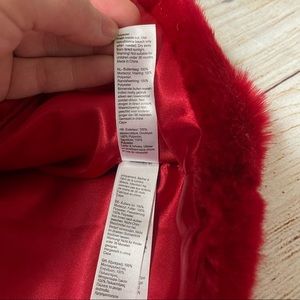 Coats | Monsoon Red Faux Fur Bolero 